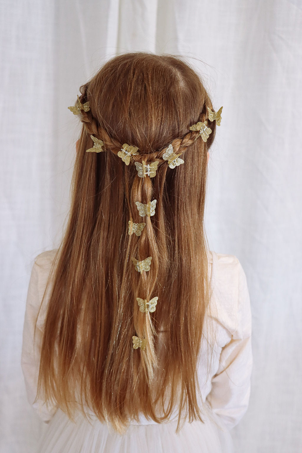 Gold Butterfly Clips