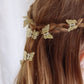 Gold Butterfly Clips