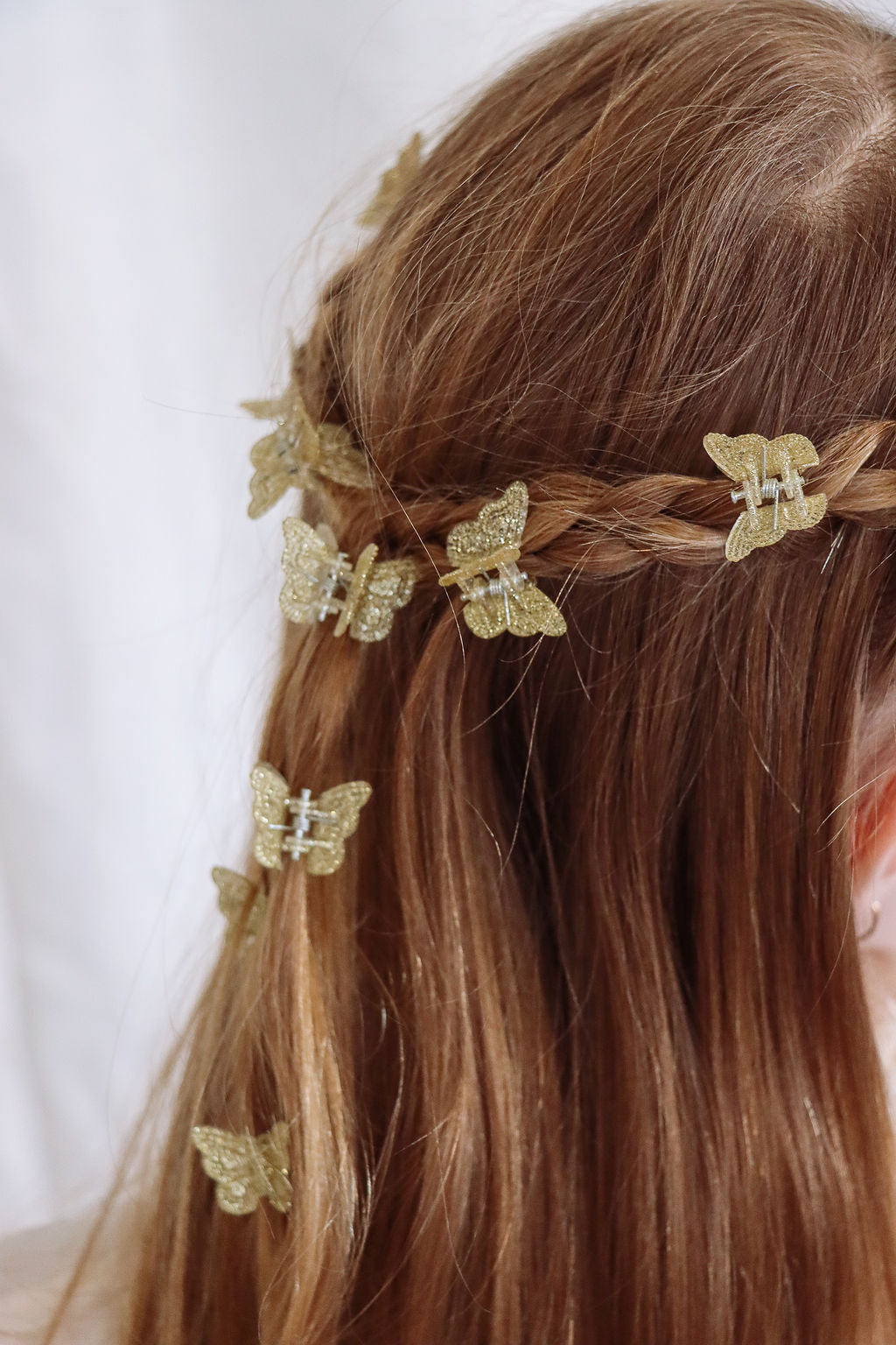 Gold Butterfly Clips