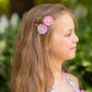 Pink Daisy Snap Clips