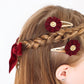Burgundy School Bows