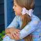 Pink Personalised Unicorn bow