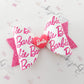 Pink Doll Hair Bow
