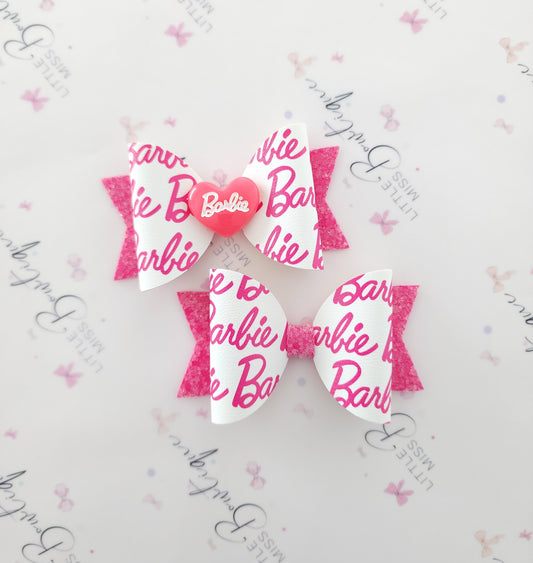 Pink Doll Hair Bow