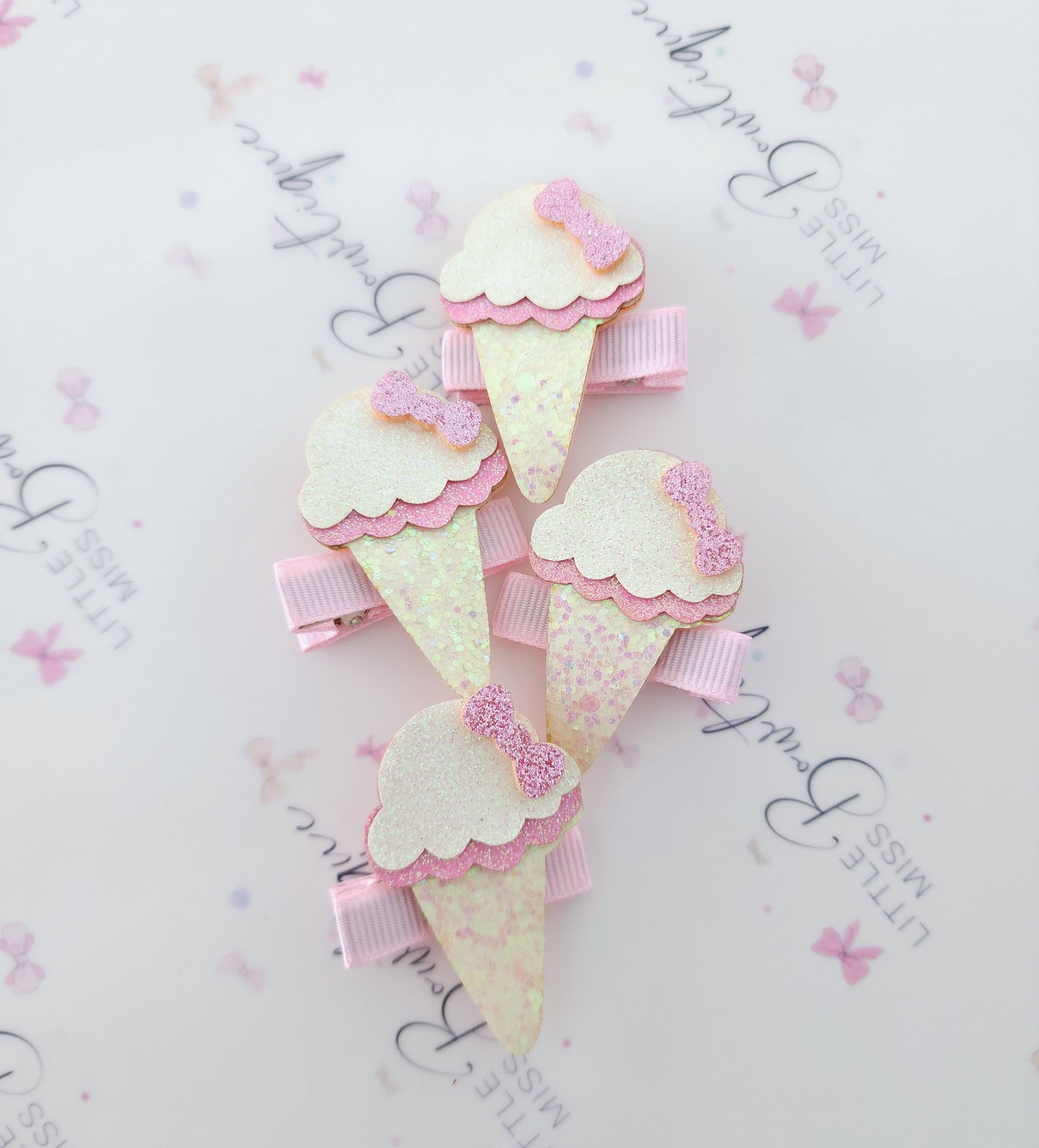 Ice Cream Felt Clips