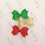 Festive Glitter Bows