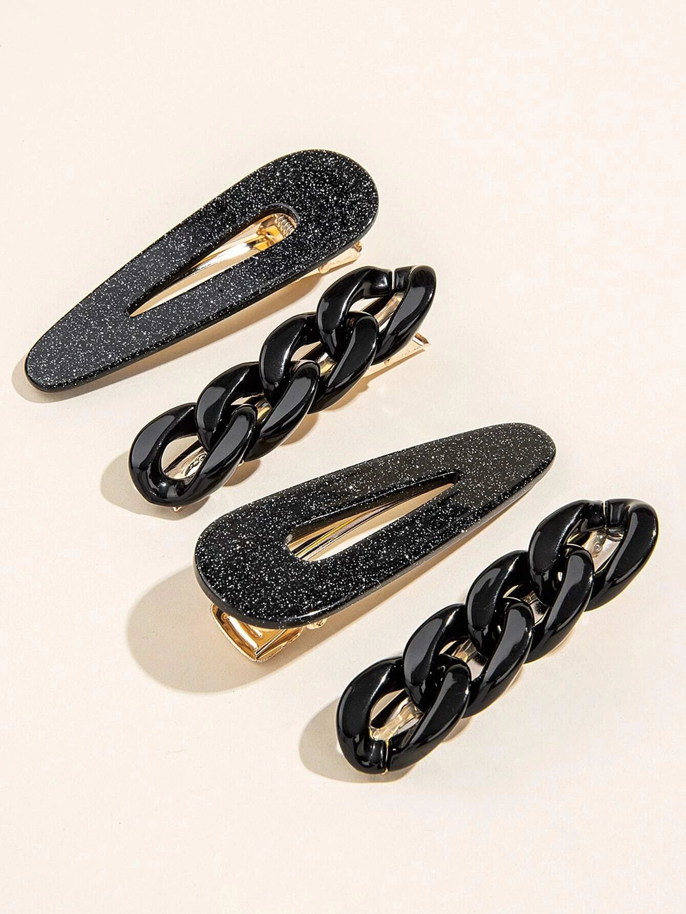 Chain Fringe Clips 2pk (2 Colours)