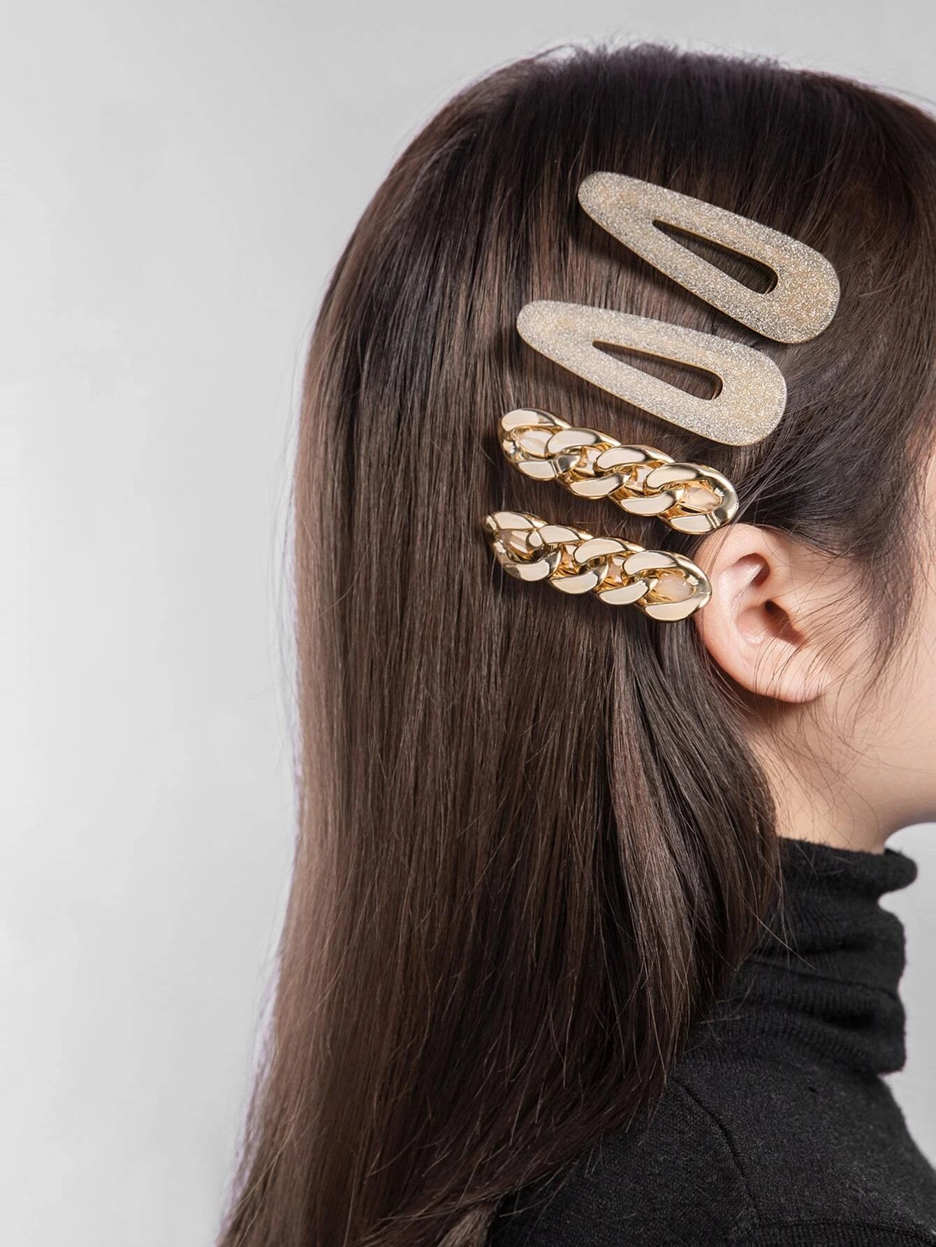Chain Fringe Clips 2pk (2 Colours)