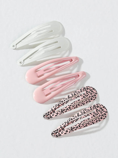 Leopard Snap Clip Sets (2 colours)