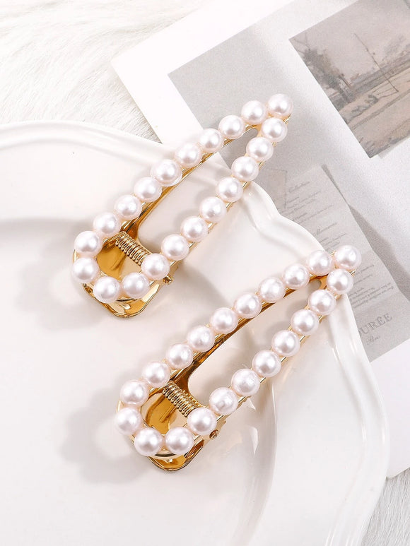 Glam Pearl Fringe Clip