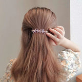 Rhinestone Butterfly French Barrette (3 colours)