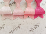 Pink Palette Leatherette Bows