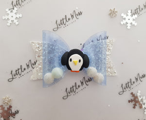 Snowy the  Penguin Bow