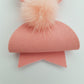 New Pink Pom Pom Bow