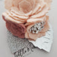 Powder Puff Felt Flower Trio