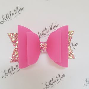 Hot Pink Jelly Bow