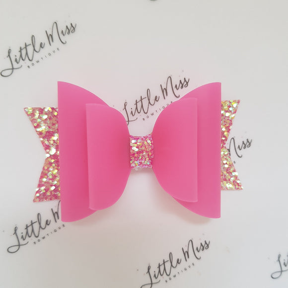 Hot Pink Jelly Bow