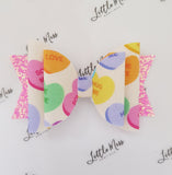 Candy Hearts Bow