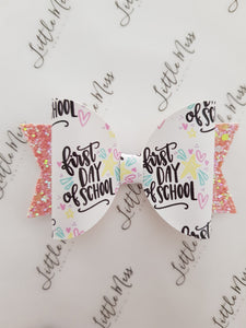 First Day of School Bow