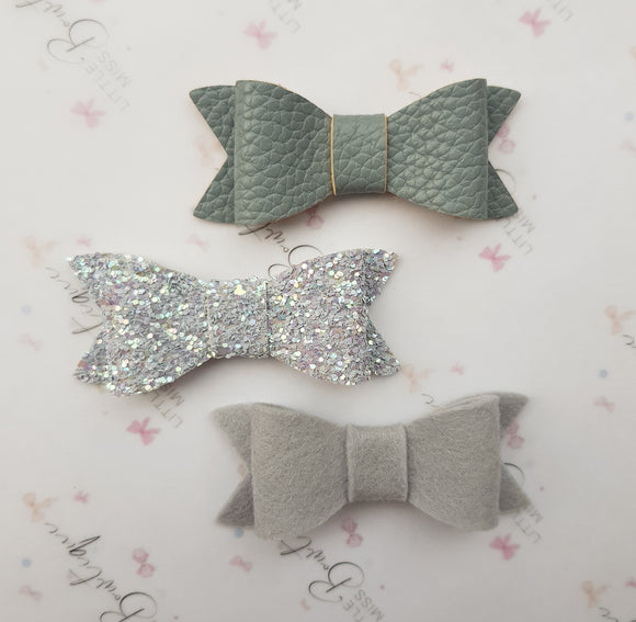 Grey Indie Bows