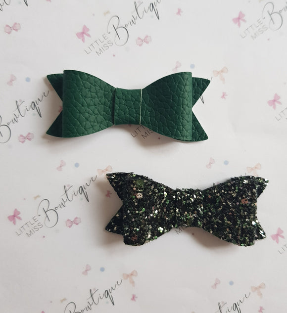 Green Indie Bows