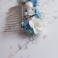 Baby Blue Floral Comb