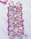 Pastel Dinosaur Bows