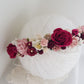 Royal Red  flower crown