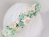 Mint flower crown