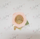 Elegant Pink Felt Flower
