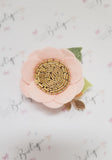 Elegant Pink Felt Flower