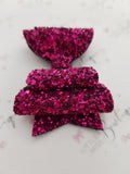 Fuchsia Glitter Bow
