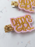 Daddy's Girl Fringe Clip
