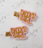 Daddy's Girl Fringe Clip
