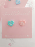 Candy Hearts Earrings
