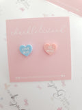 Candy Hearts Earrings
