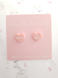 Candy Hearts Earrings