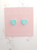 Candy Hearts Earrings