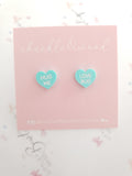 Candy Hearts Earrings