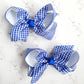 Ribbon Gingham Bows - 8 Colours