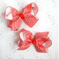 Ribbon Gingham Bows - 8 Colours