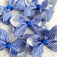 Ribbon Gingham Bows - 8 Colours