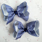 Ribbon Gingham Bows - 8 Colours