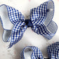 Ribbon Gingham Bows - 8 Colours