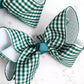 Ribbon Gingham Bows - 8 Colours