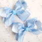 Ribbon Gingham Bows - 8 Colours