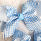 Ribbon Gingham Bows - 8 Colours