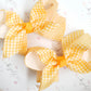 Ribbon Gingham Bows - 8 Colours