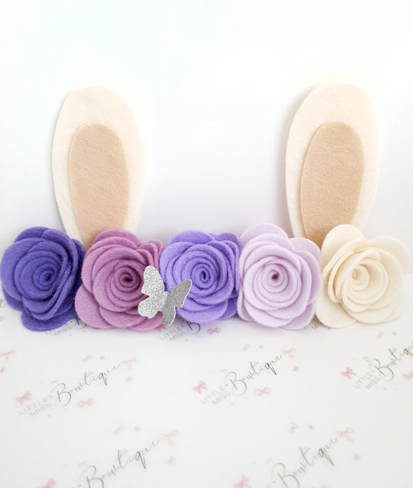 Ombre Floral Bunny Ears - 4 Colours