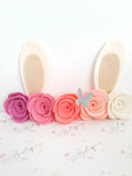 Ombre Floral Bunny Ears - 4 Colours